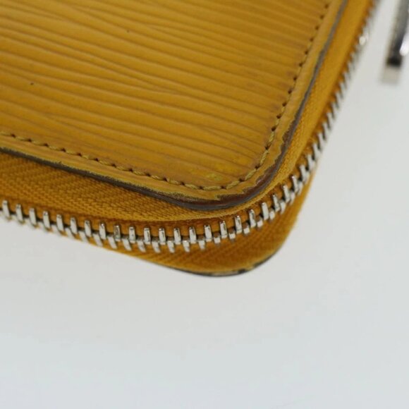 LOUIS VUITTON Epi Zippy Wallet Long Wallet Yellow M60309 LV Auth im454 - Picture 5 of 16